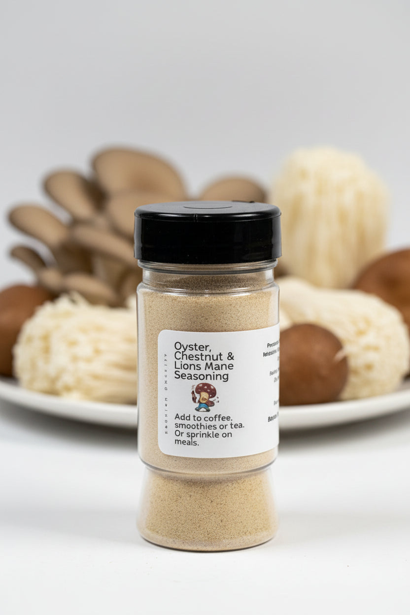 Oyster, Chestnut and Lions Mane Seasoning